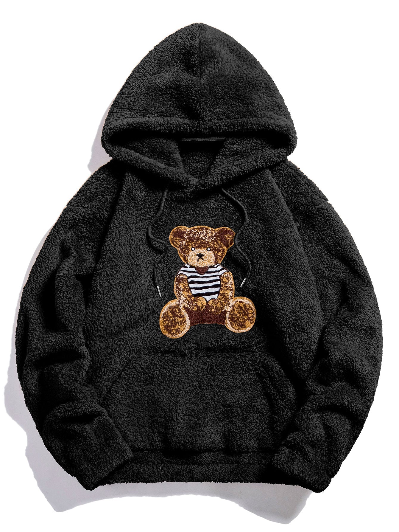 Sweat à capuche Teddy avec patch brodé ours