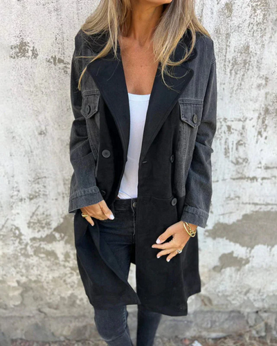 Astrid™ | Manteau en jean pour femme
