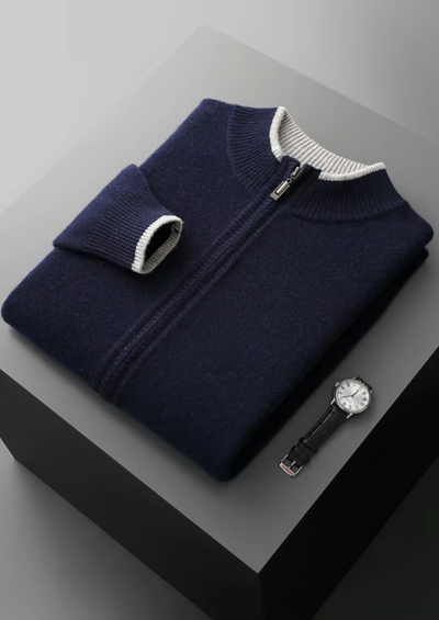 Mérinos | Cardigan zippé extrafin