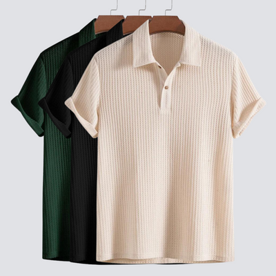 Polo gaufré Massimo