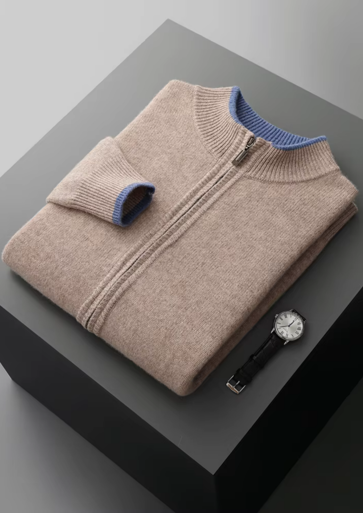 Mérinos | Cardigan zippé extrafin