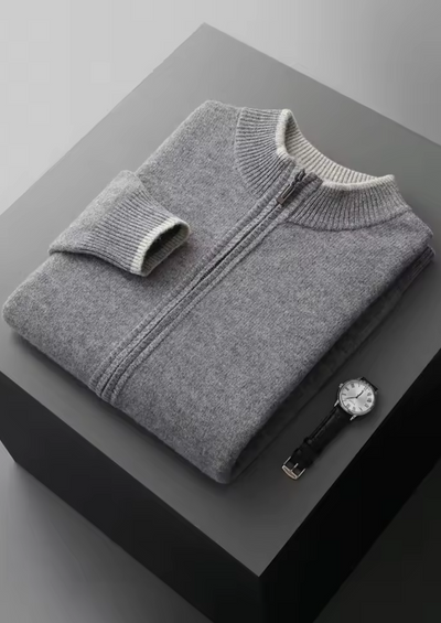 Mérinos | Cardigan zippé extrafin