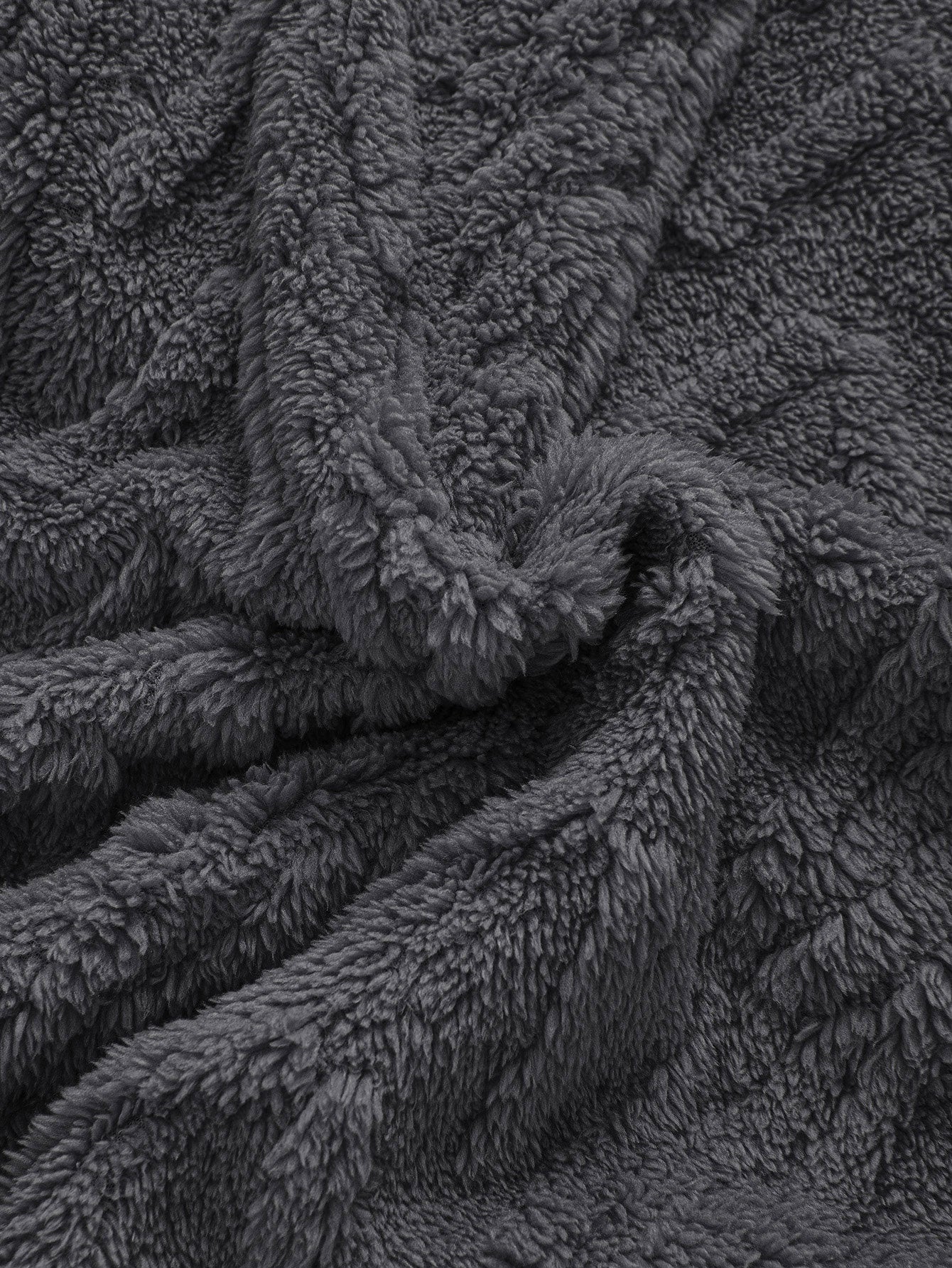 Sweat à capuche zippé en jacquard géométrique Teddy