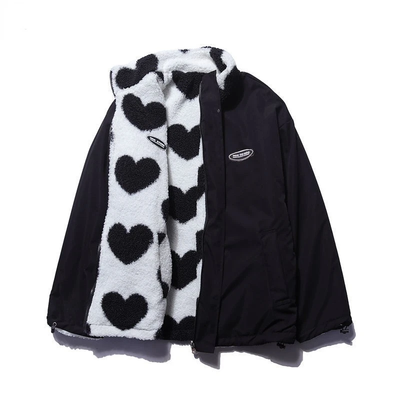 Bacia |Deluxe™️ Manteau double face en forme de cœur