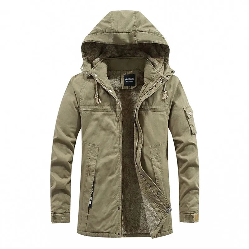 Sebastian - Veste polaire chaude à capuche pour homme