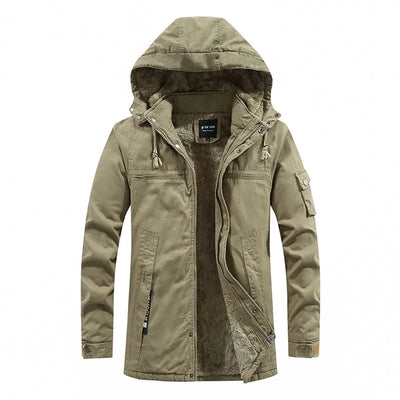 Sebastian - Veste polaire chaude à capuche pour homme