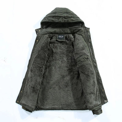Sebastian - Veste polaire chaude à capuche pour homme