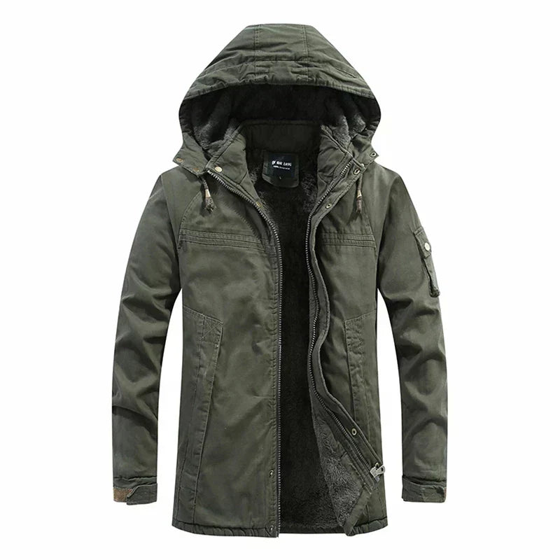 Sebastian - Veste polaire chaude à capuche pour homme