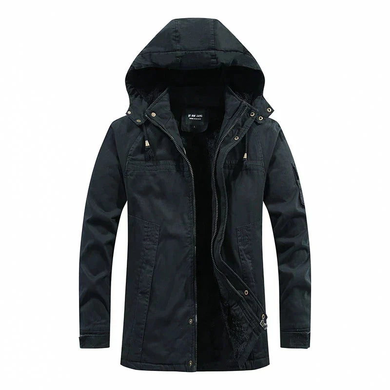 Sebastian - Veste polaire chaude à capuche pour homme