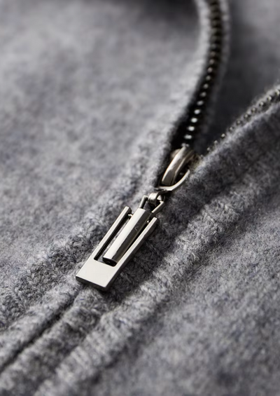 Mérinos | Cardigan zippé extrafin