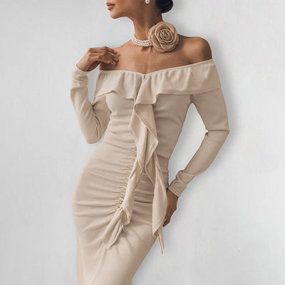 Kira | La robe kaki Clair