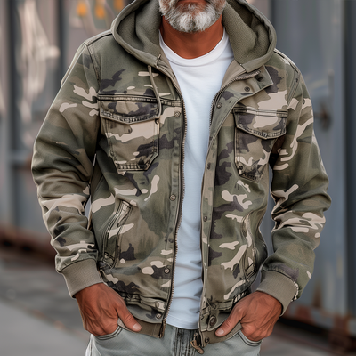 Sami | Veste à motif camouflage