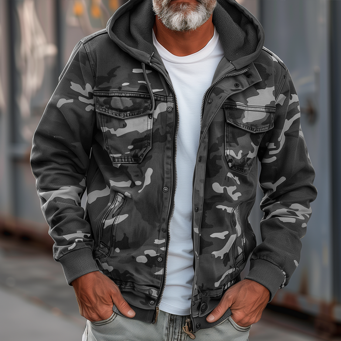 Sami | Veste à motif camouflage