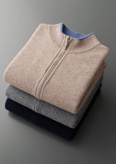Mérinos | Cardigan zippé extrafin