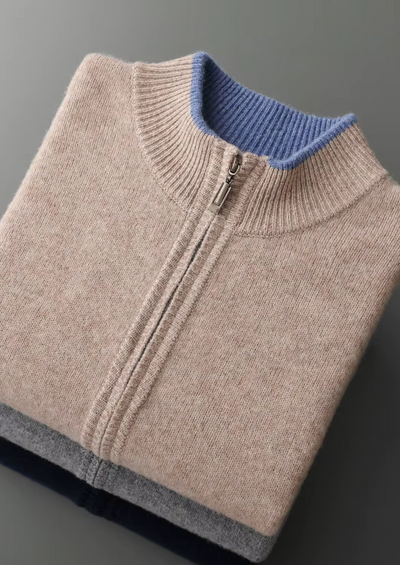 Mérinos | Cardigan zippé extrafin