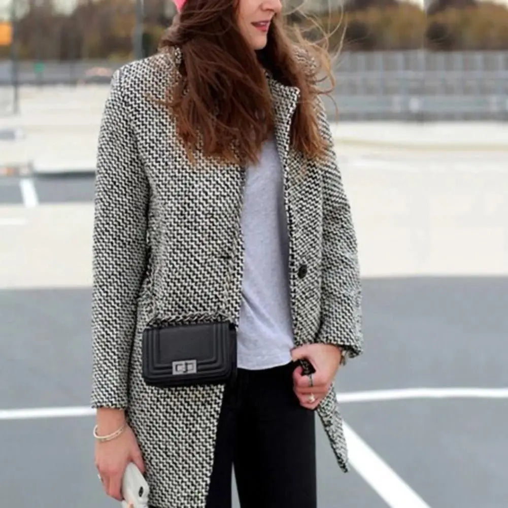 Cheska | Manteau long en laine 