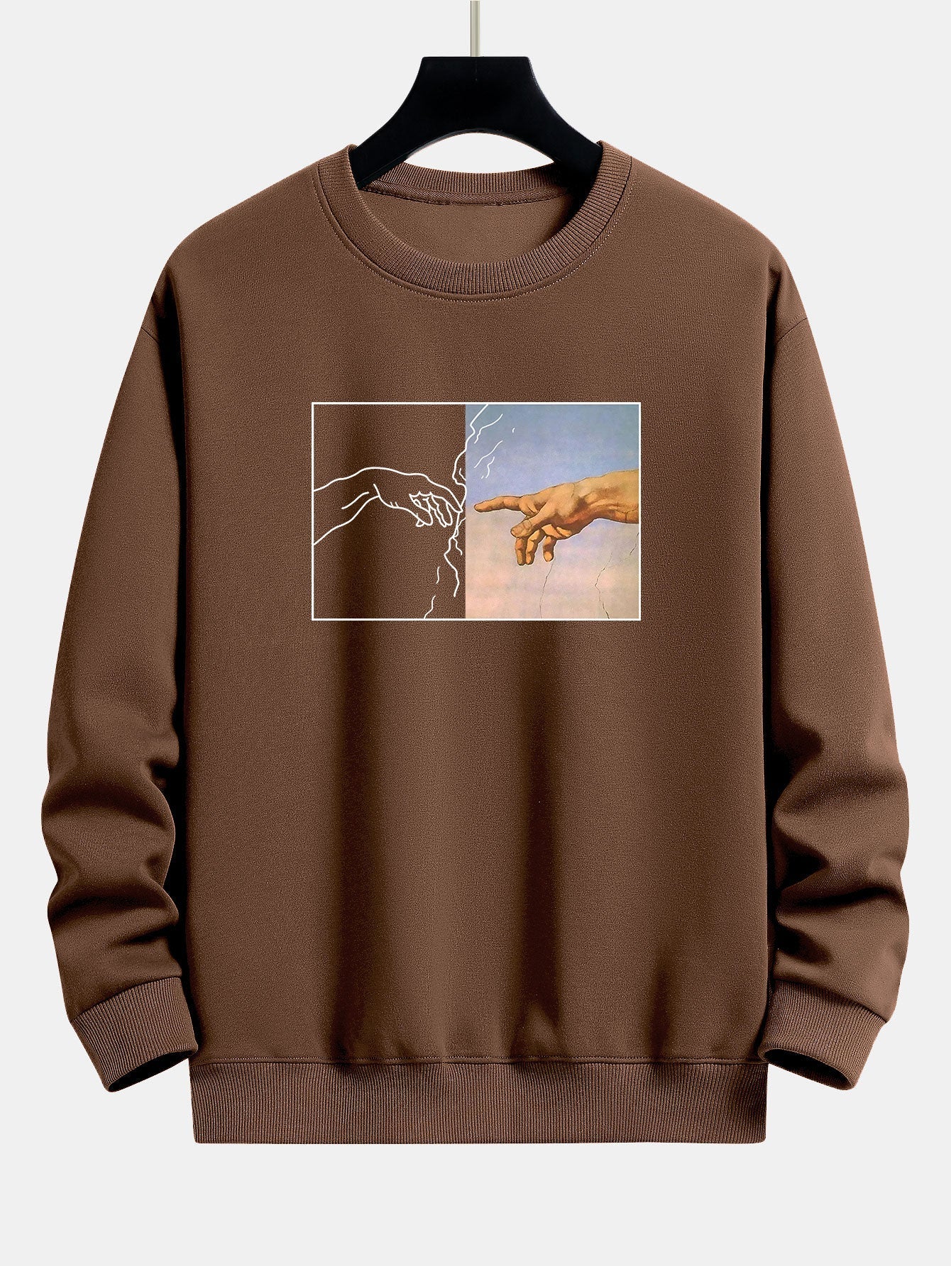 Create Adam Print Relax Fit Sweatshirt