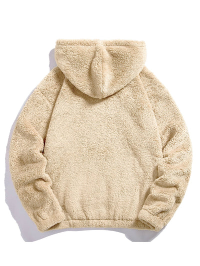 Sweat à capuche et pantalon de jogging Teddy avec patch brodé ours