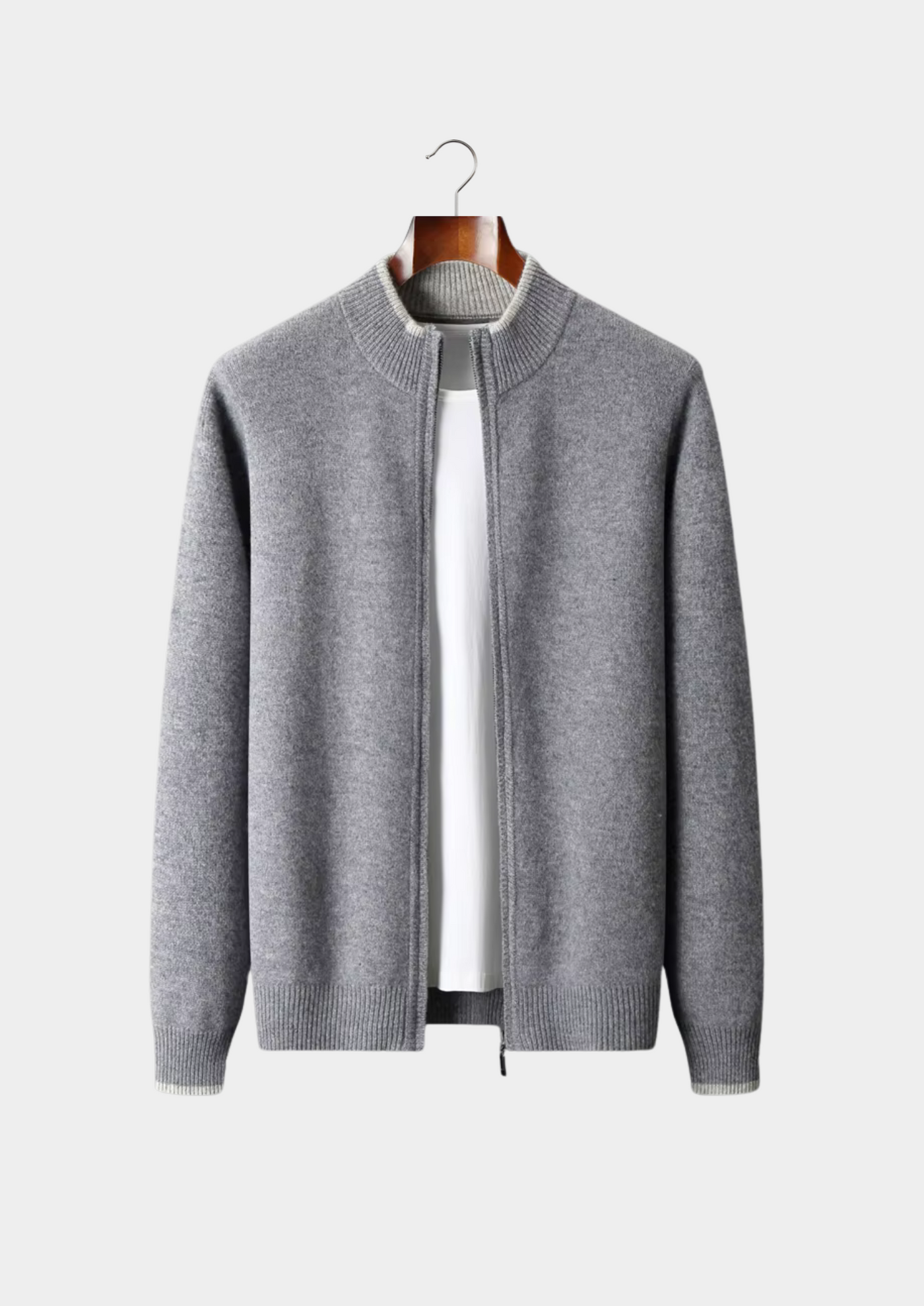 Mérinos | Cardigan zippé extrafin