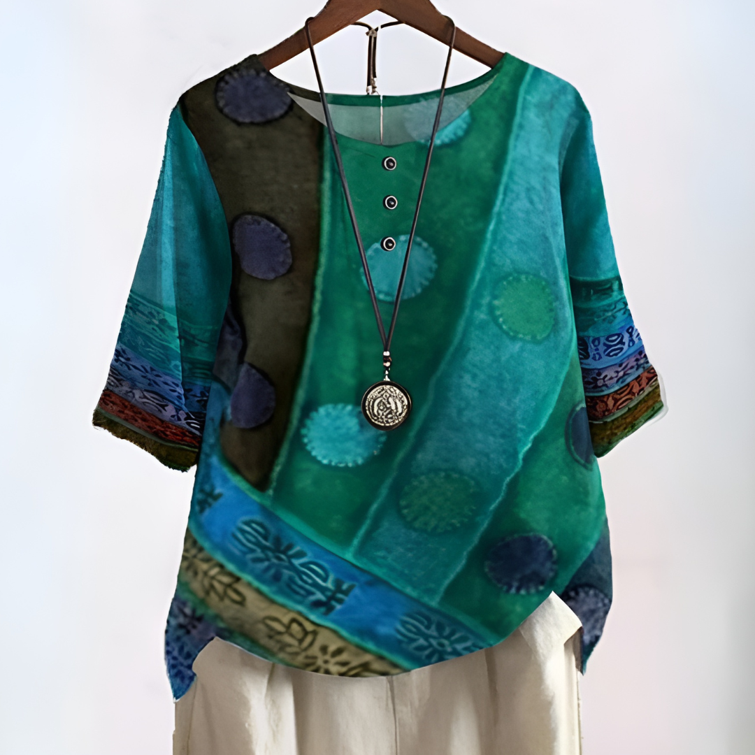 Gaia - Chemise bohème douce et flatteuse