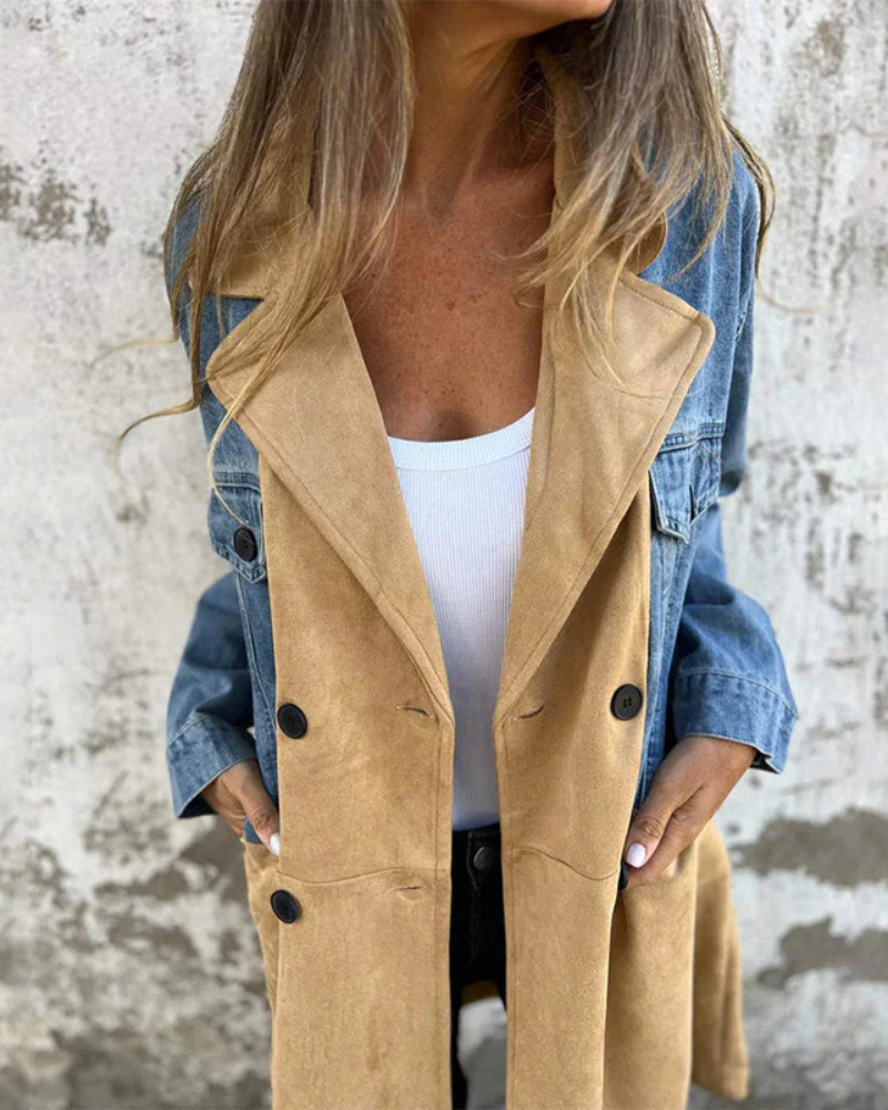 Astrid™ | Manteau en jean pour femme