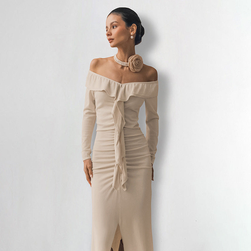 Kira | La robe kaki Clair