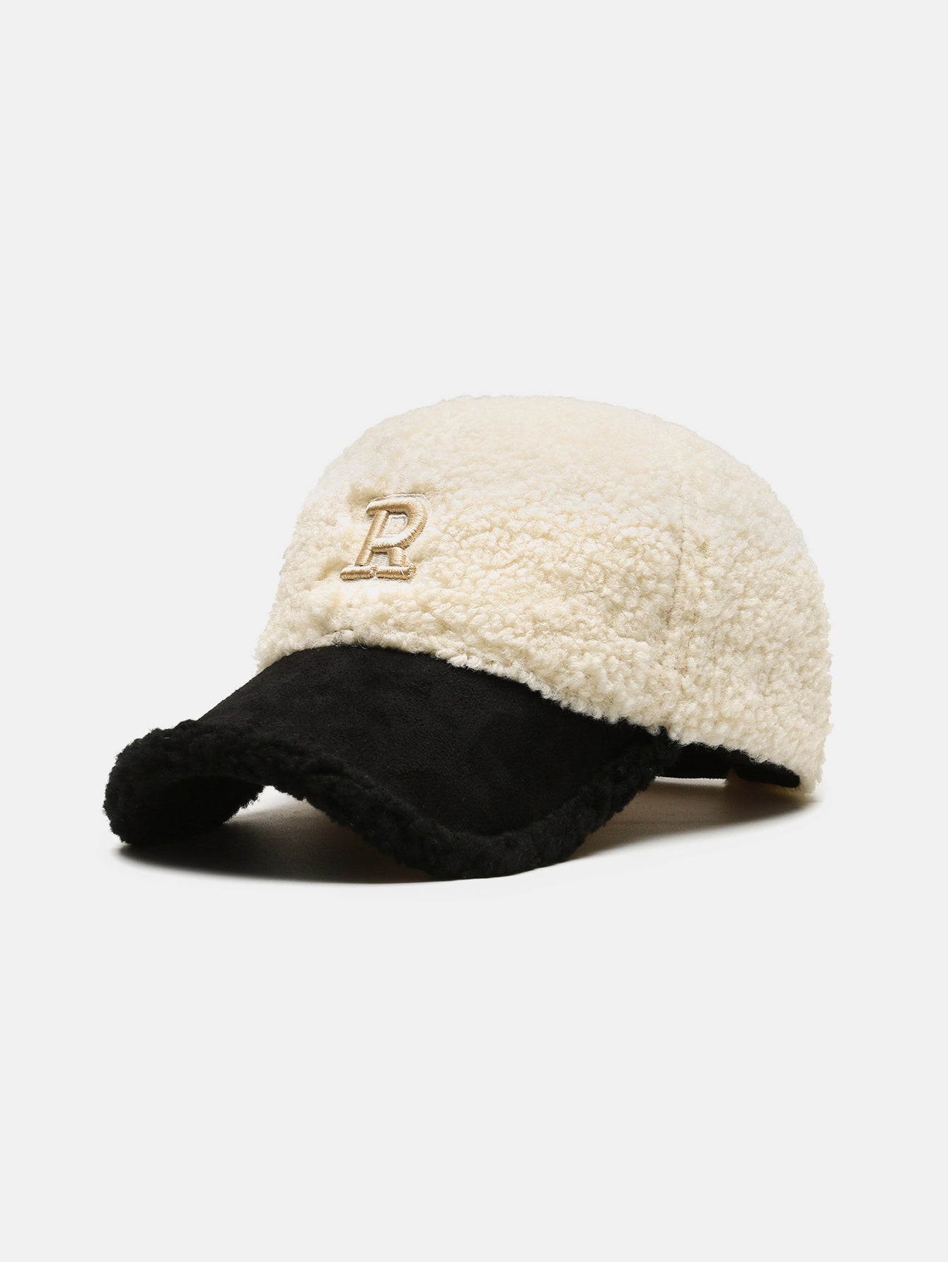 Casquette de baseball en peluche avec lettres chaudes pour l'hiver
