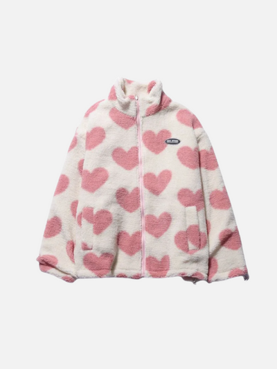 Bacia |Deluxe™️ Manteau double face en forme de cœur