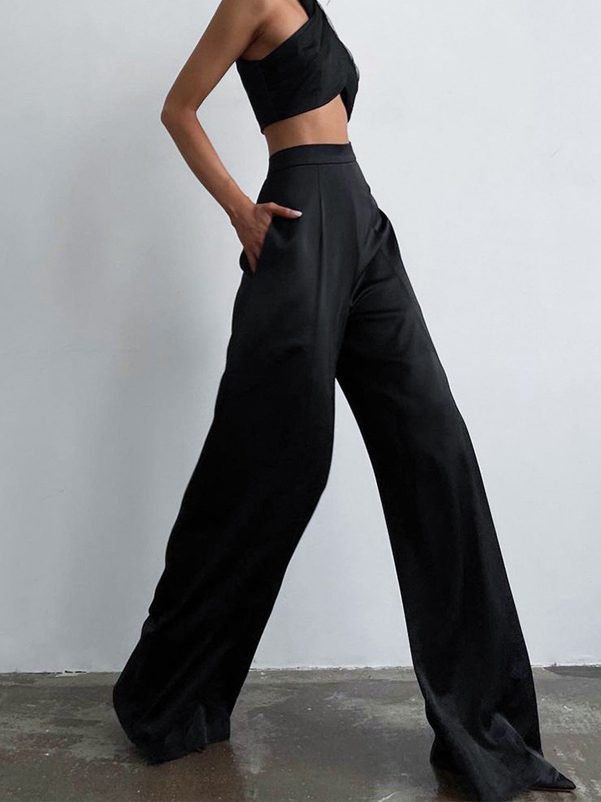 Ellie | Pantalon large élégant 