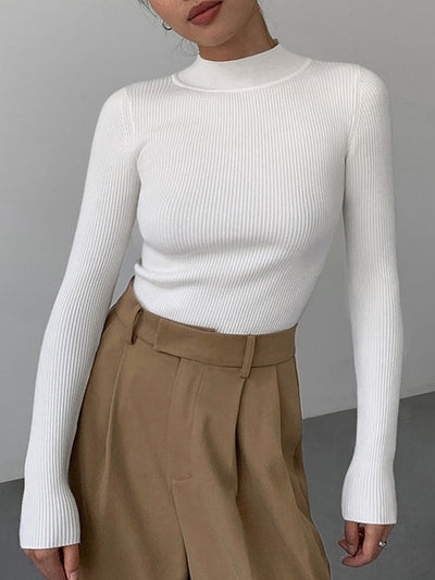 Danica Mock Neck Long Sleeve Top