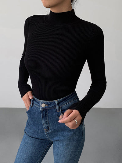 Danica Mock Neck Long Sleeve Top
