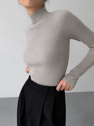 Danica Mock Neck Long Sleeve Top