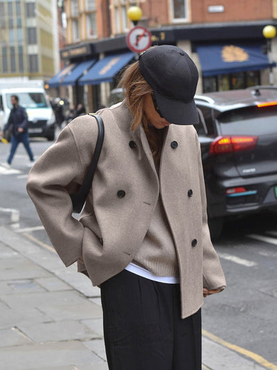 Sierre | Veste boutonnée oversize 