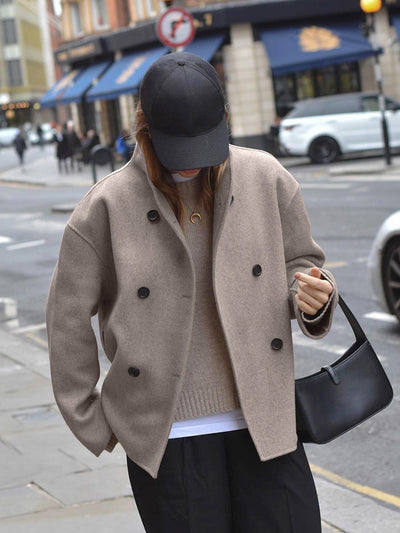 Sierre | Veste boutonnée oversize 