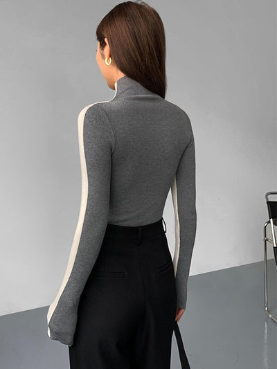 Tessa | Two Tone Long Sleeve Top