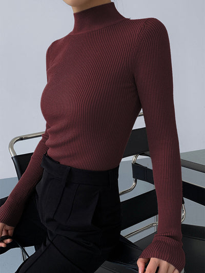 Danica Mock Neck Long Sleeve Top