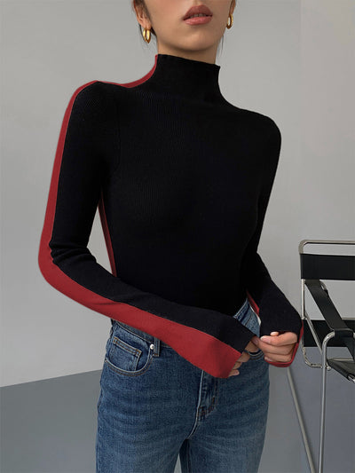 Tessa | Two Tone Long Sleeve Top