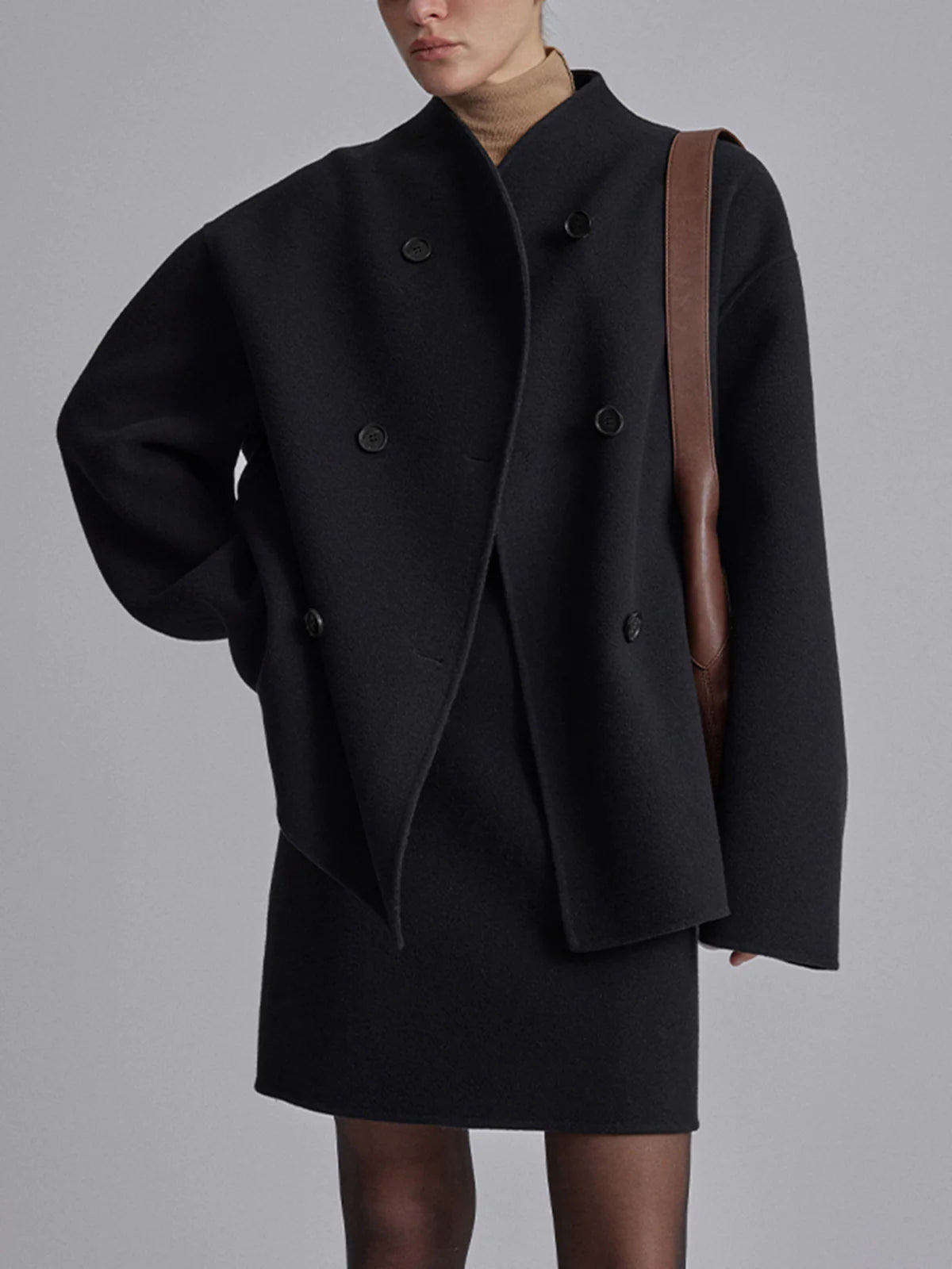 Sierre | Veste boutonnée oversize 