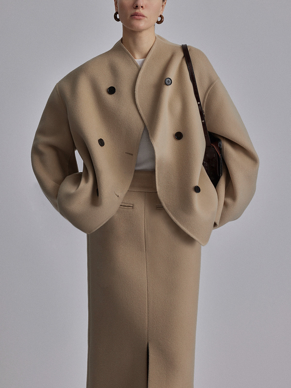 Sierre | Veste boutonnée oversize 