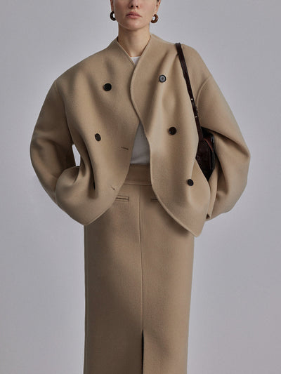 Sierre | Veste boutonnée oversize 