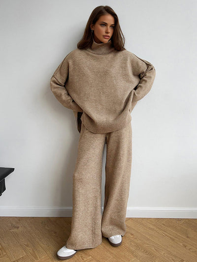 Plana | Ensemble haut à col roulé et pantalon 
