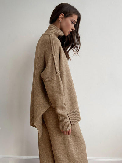 Plana | Ensemble haut à col roulé et pantalon 