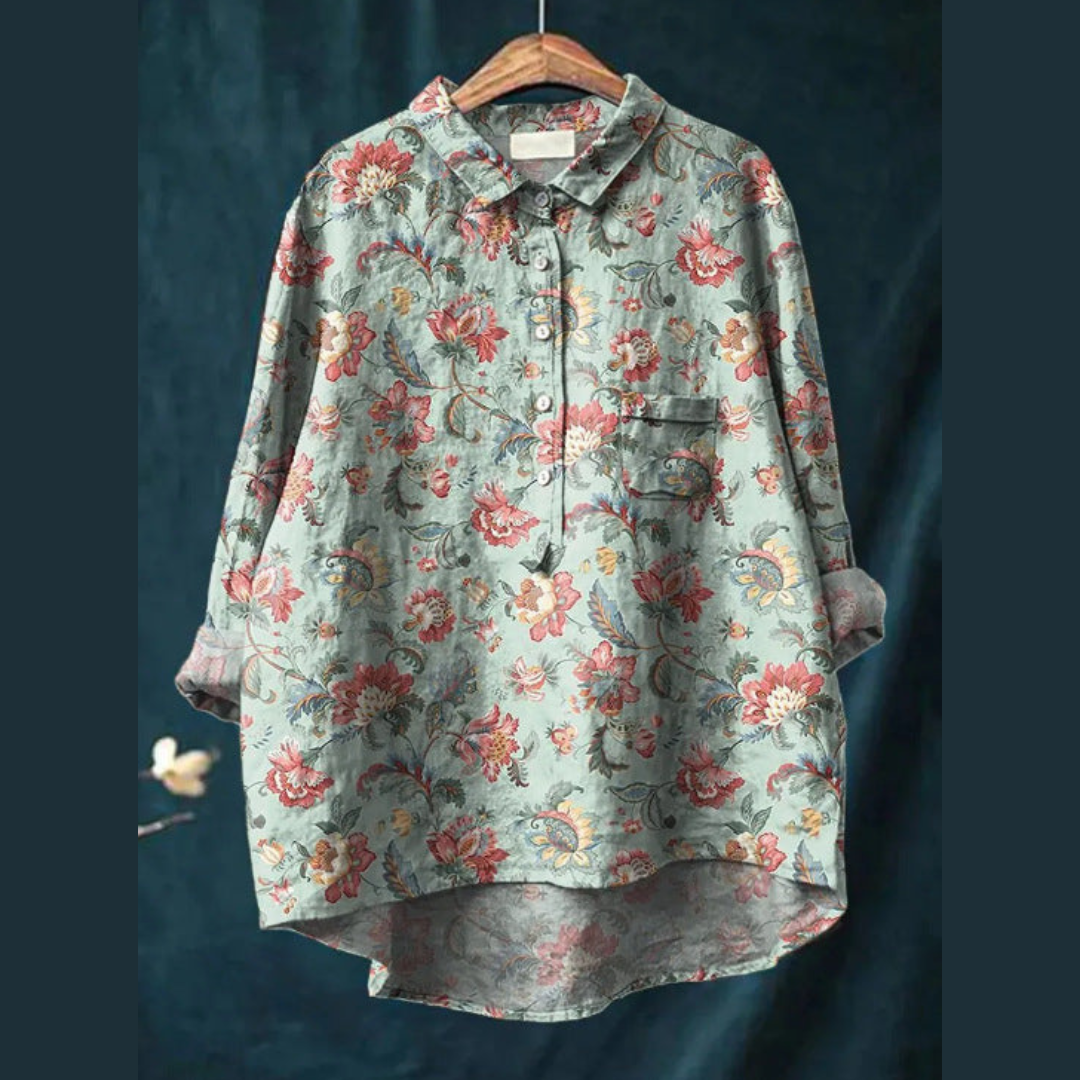 Laura™ | Chemisier classique à motif floral