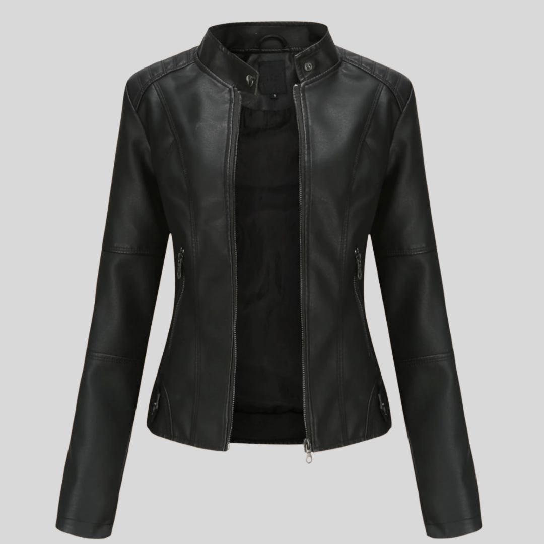 Giulia - Veste en cuir élégante pour femme