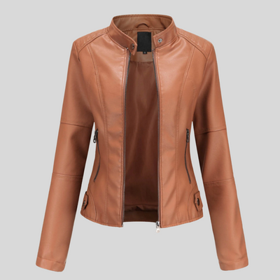 Giulia - Veste en cuir élégante pour femme