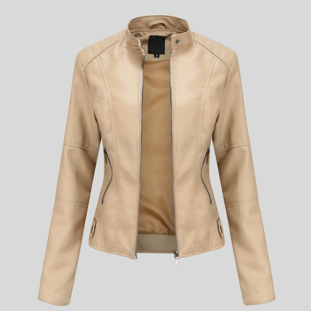 Giulia - Veste en cuir élégante pour femme