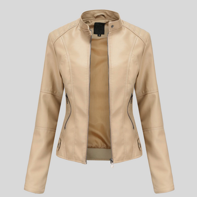 Giulia - Veste en cuir élégante pour femme