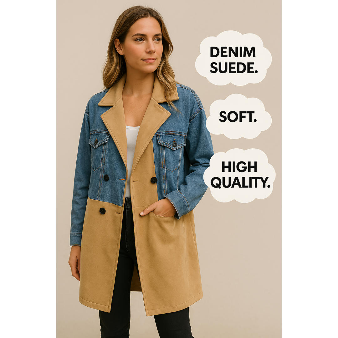 Astrid™ | Manteau en jean pour femme