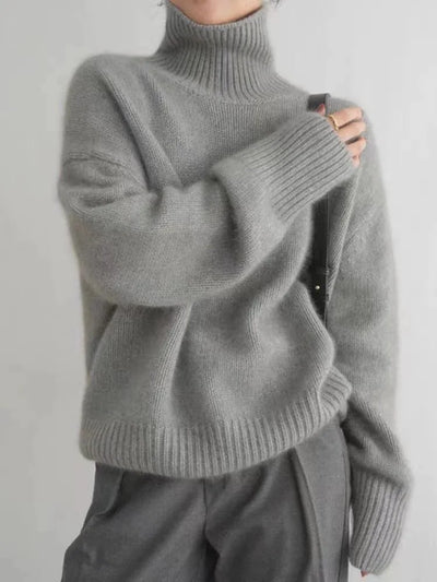 ANNA | Pull col roulé en laine