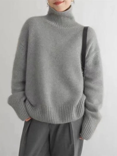 ANNA | Pull col roulé en laine